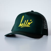 HELLO TUCKER HAT (GREEN)