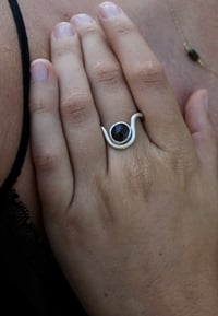 Image 4 of Smokey Quartz Meandering Ring