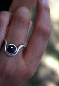 Image 2 of Smokey Quartz Meandering Ring
