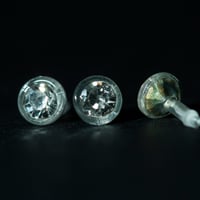 Image 3 of Silver - Barbie style earrings and ring set