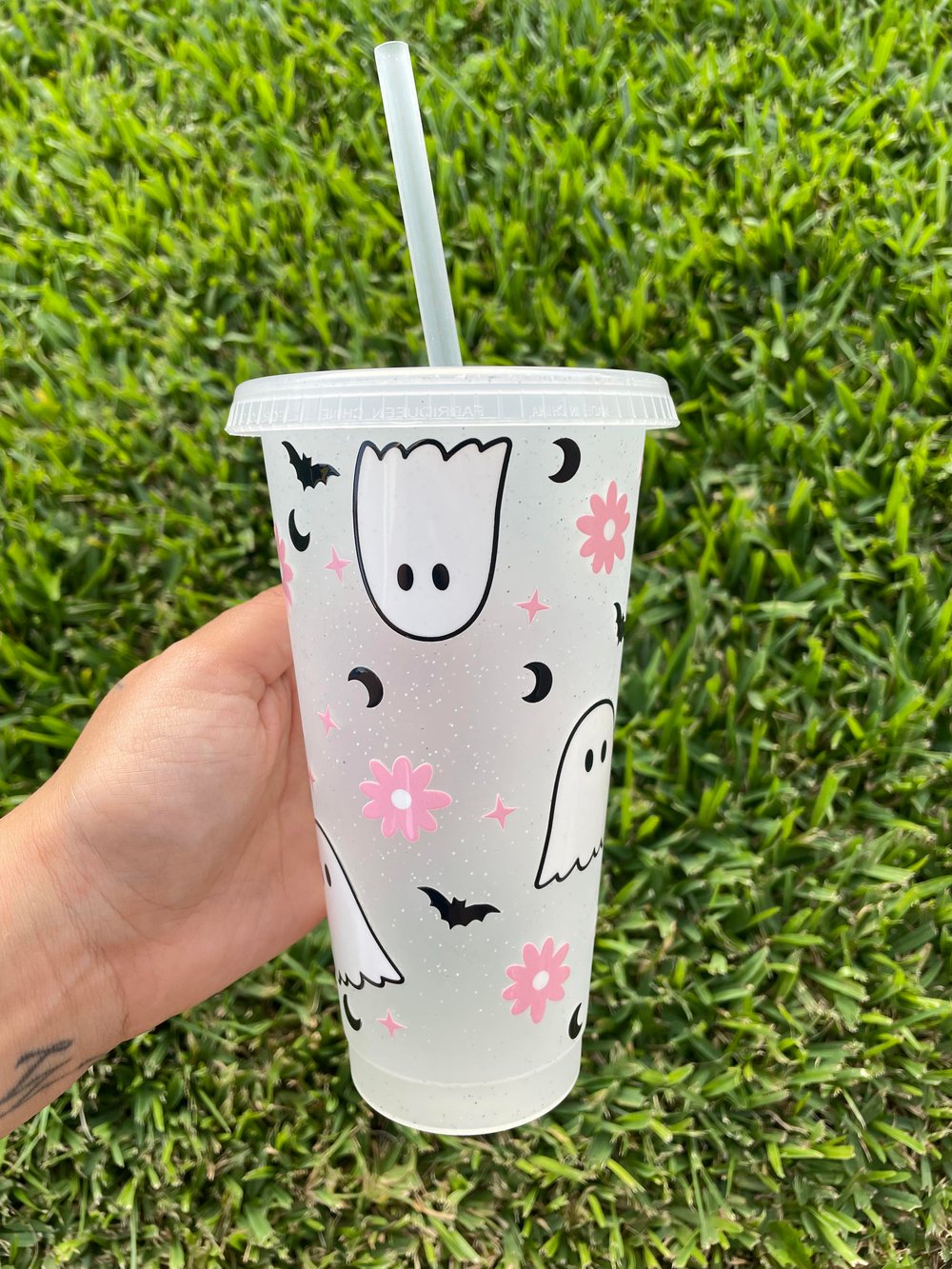 Image of Cute Ghosties cold cup READY TO SHIP 