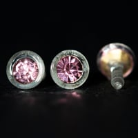 Image 3 of Pale pink - Barbie style earrings and ring set
