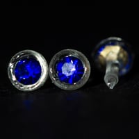 Image 3 of Sapphire blue - Barbie style earrings and ring set