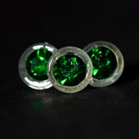 Image 3 of Emerald green - Barbie style earrings and ring set