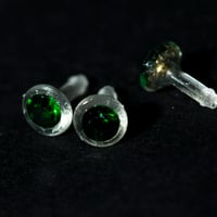 Image 2 of Emerald green - Barbie style earrings and ring set