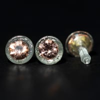Image 2 of Peachy gold - Barbie style earrings and ring set