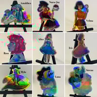 assorted holo stickers