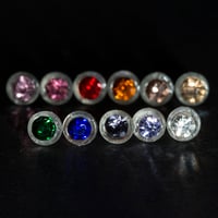 Image 2 of Barbie style earrings and ring set - One of every colour 11 pack
