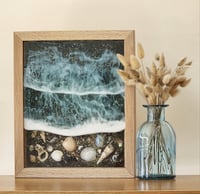Image 1 of Framed Beach Wall Art