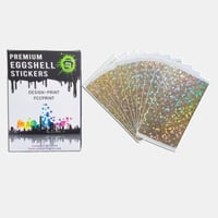 Image 1 of New Arrival Blank Round Dot Hologram Eggshell Stickers 60pcs/120pcs free shipping
