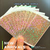 New Arrival Blank Round Dot Hologram Eggshell Stickers 60pcs/120pcs free shipping