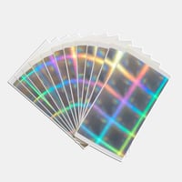 Image 4 of New Arrival Blank Dazzling Square Hologram Eggshell Stickers 60pcs/120pcs free shipping