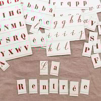 Image 3 of APHABET rouge vintage