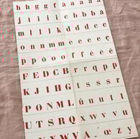 Image 4 of APHABET rouge vintage