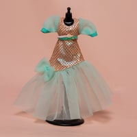 Image 1 of Peachy Mint Sundae gown and headband set - Kult of Kulta