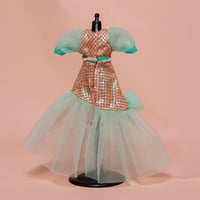 Image 2 of Peachy Mint Sundae gown and headband set - Kult of Kulta