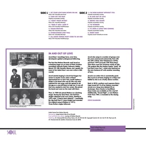 Image of Jewel Bass - In And Out Of Love - Down to our last few copies ‼⏰