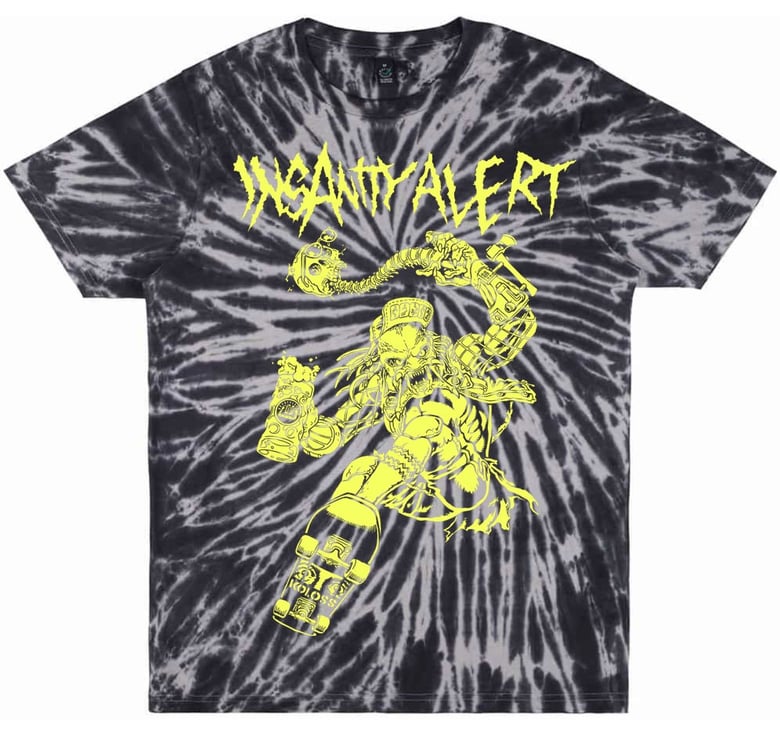 Image of Insanity Alert - Dark Batik Shredator T-Shirt