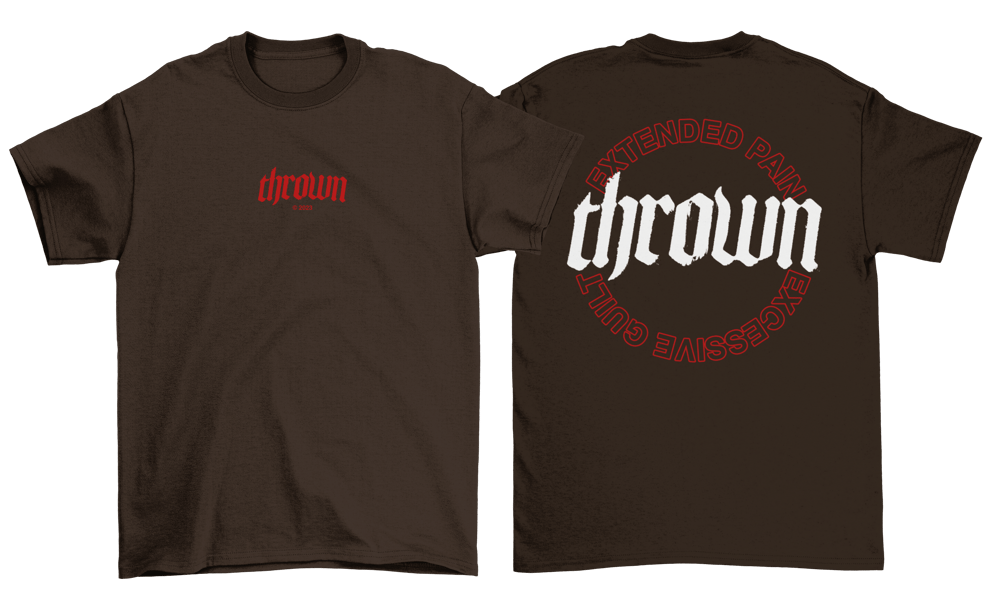 Screen Printed Tee (Dark Chocolate)