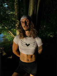 Open Hearts crop top