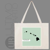 Image 1 of Shopping Bag Canvas - Hawaii is not America (UR108)