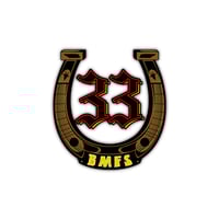 33 HORSE SHOE STICKER