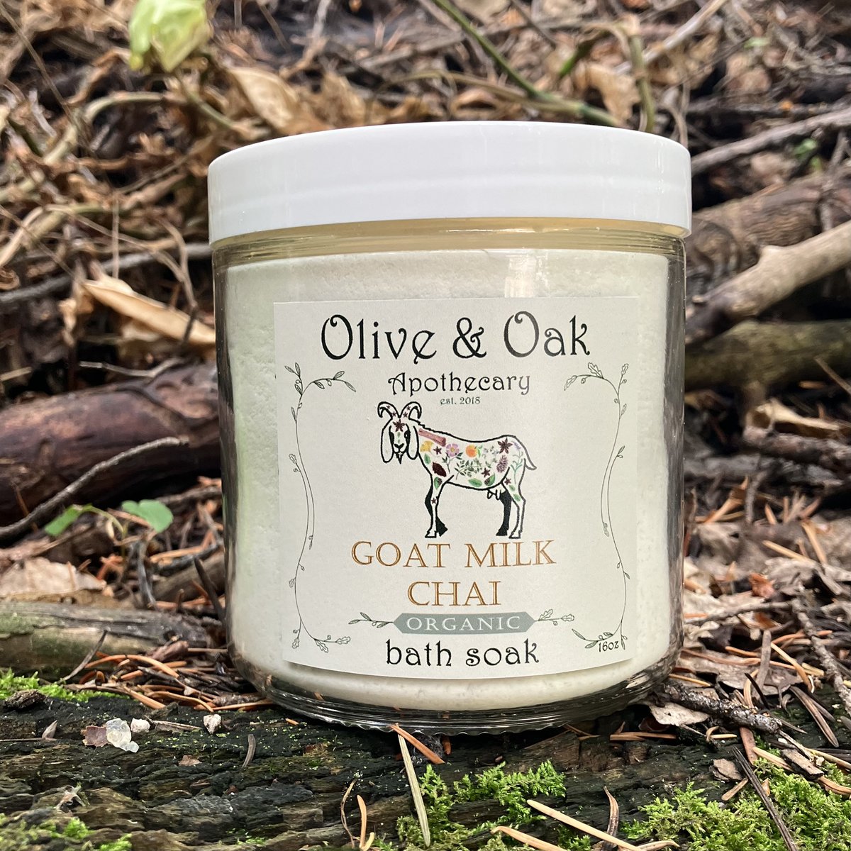 Goat Milk Chai bath soak Olive and Oak Apothecary