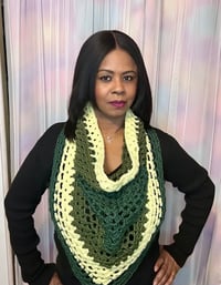 Image 3 of Crochet cowl scarf