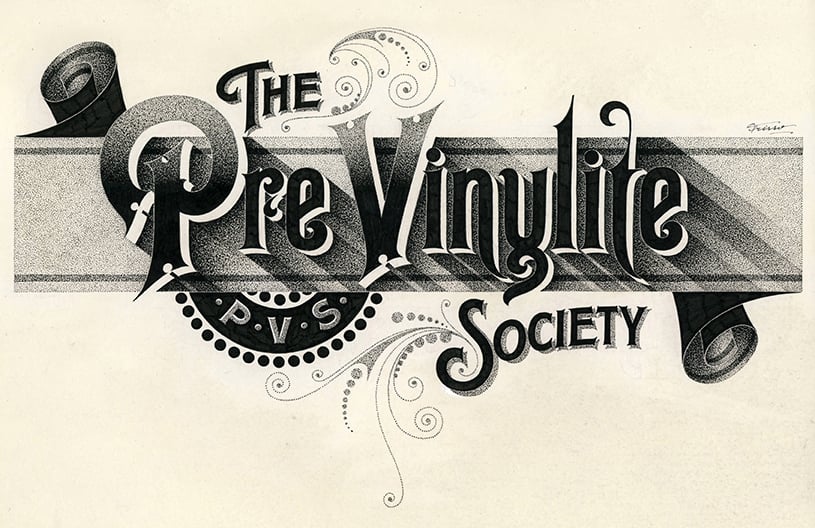 Image of Frisso's Pre-Vinylite Society Poster 