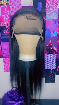 Image 3 of Transparent lace frontal wig 