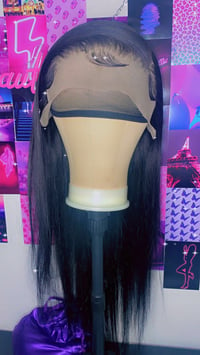 Image 1 of Transparent lace frontal wig 