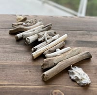 Image 1 of Coastal Driftwood Wall Hanging w/Starfish & Shell
