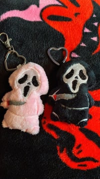 Image 2 of The Killer in Pink Plush Keychain