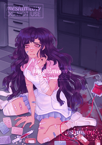 Mikan Tsumiki "Nurse's Office" Print 