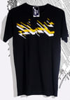 RAPID YELLOW ON BLACK TEE