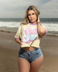 Image 3 of Pink Dulce Crop Shirts 