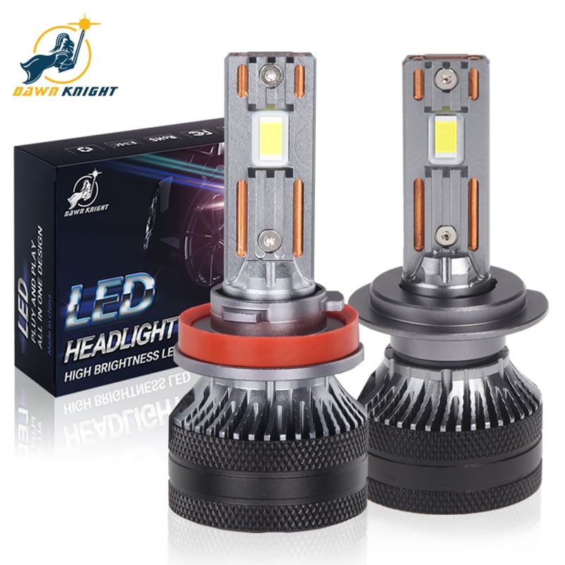 Image of DAWN KNIGHT 140W K5C PLUS H7 H11 H1 H4 Led Headlight Bulb 4300K LED HB3 HB4 Double Copper Tube Led L
