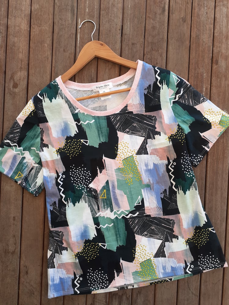 Image of Painterly TEE. Available in XS, L & XL