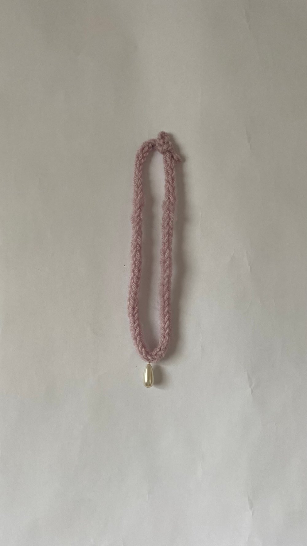 Pink Pearl Drop Necklace