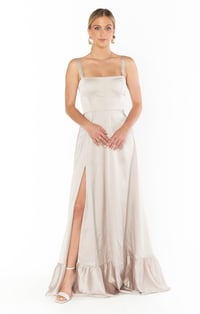 Wmsv Clarissa Corset Dress ~ Show Me The Ring Luxe Satin