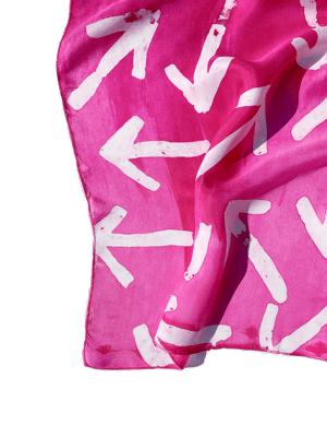 Image of Pink Silk Scarf no. 1