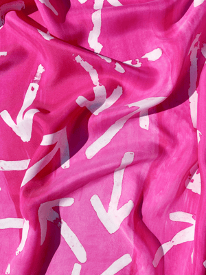 Image of Pink Silk Scarf no. 1