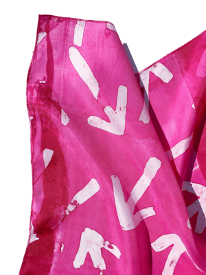 Image of Pink Silk Scarf no. 2