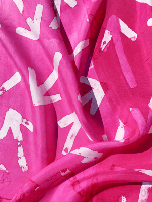 Image of Pink Silk Scarf no. 2