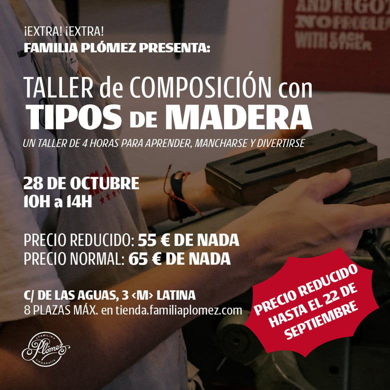 Image of Taller Composicion con Madera Octubre