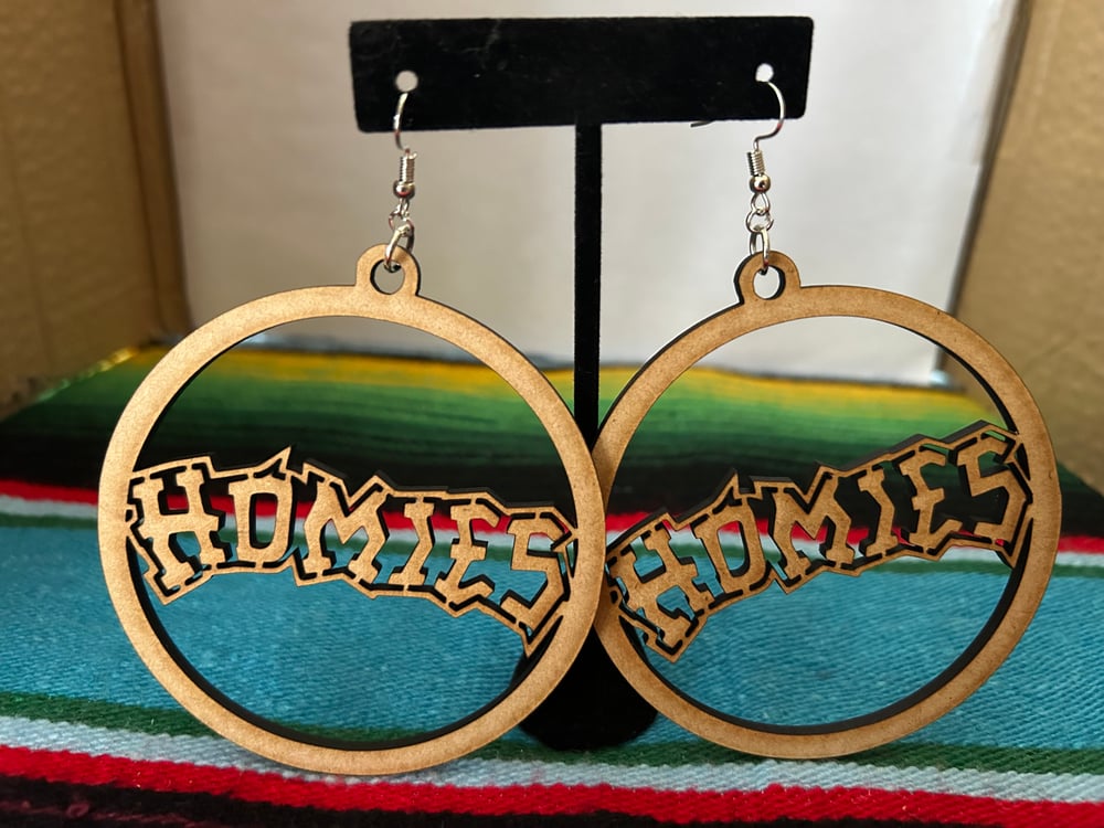 Wood earrings 