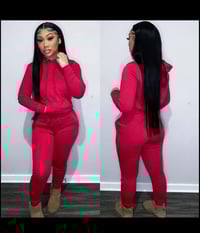 Image 5 of BADDIE PULLOVER SWEAT SUIT 