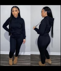 Image 3 of BADDIE PULLOVER SWEAT SUIT 