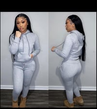 Image 2 of BADDIE PULLOVER SWEAT SUIT 