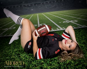 Image of Football Boudoir Petite Sessions